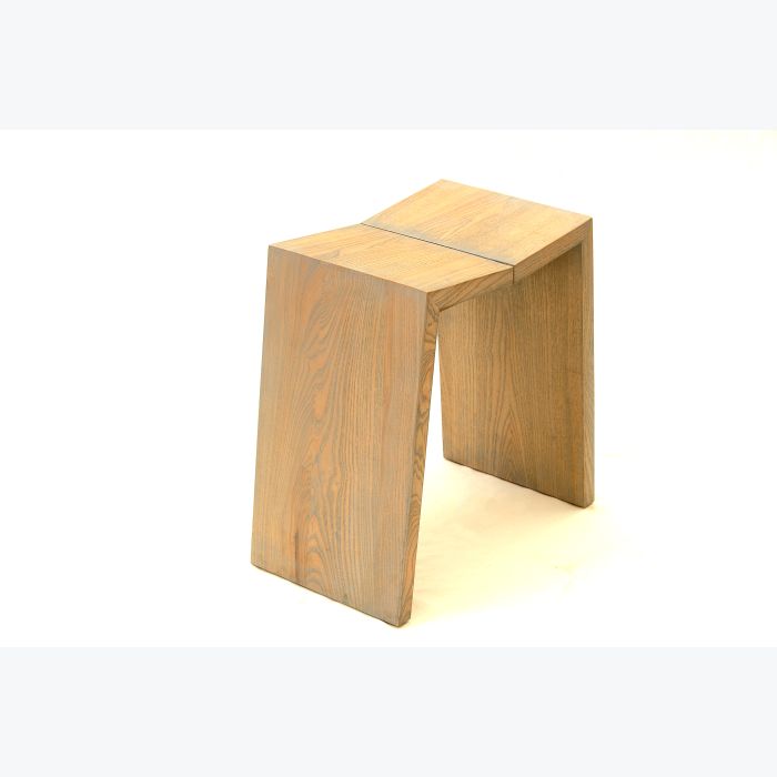 Tabouret Mezenc en bois de chêne