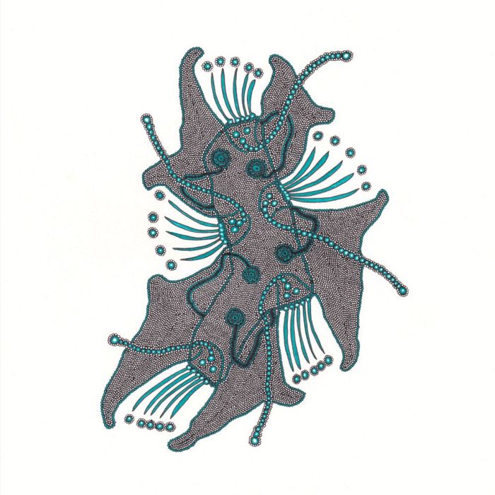 Marais jonc, dessin au stylo