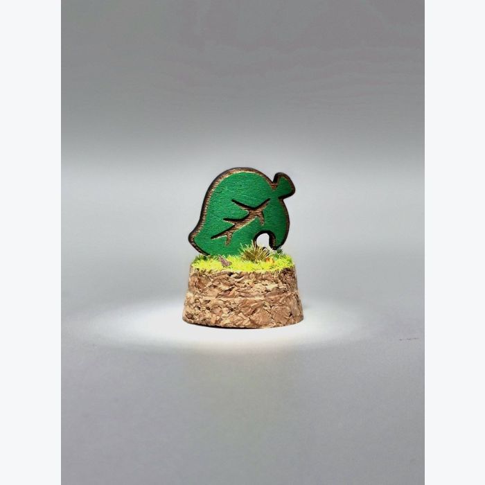 Animal Crossing Feuille – Mini Décoration Gamer – Cadeau fan Nintendo