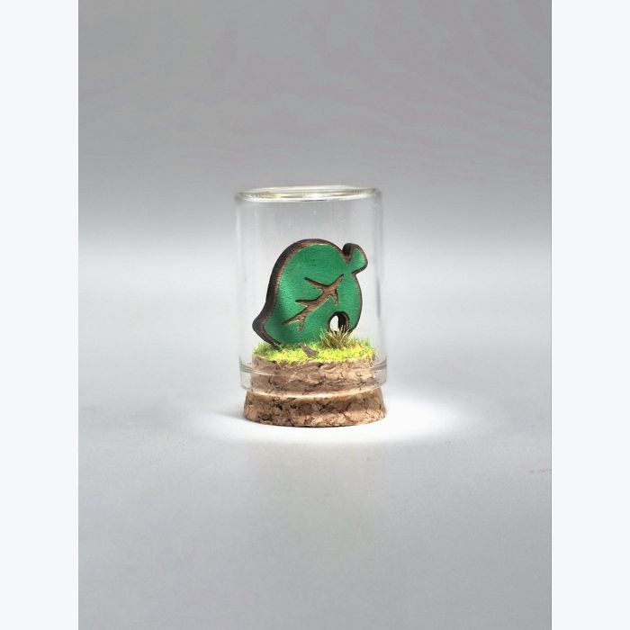 Animal Crossing Feuille – Mini Décoration Gamer – Cadeau fan Nintendo