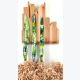 Support à couteaux magnétique mural en bois - SKYLINE MURAL WOODMIX