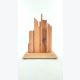Support à couteaux magnétique à poser en bois - SKYLINE GROUNDED COMPACT WOODMIX