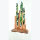Support à couteaux magnétique à poser en bois - SKYLINE GROUNDED COMPACT WOODMIX