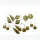 Boucles d’oreilles GARANCE collection GLAMOUR, Plaqué or et acier inoxydable sans nickel