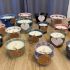 Une poterie Une bougie