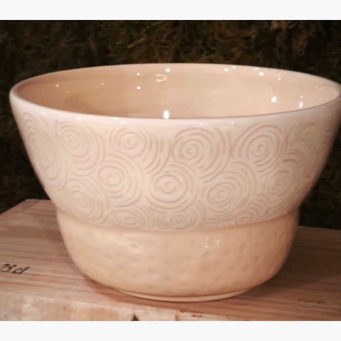 Bol faïence tons naturels