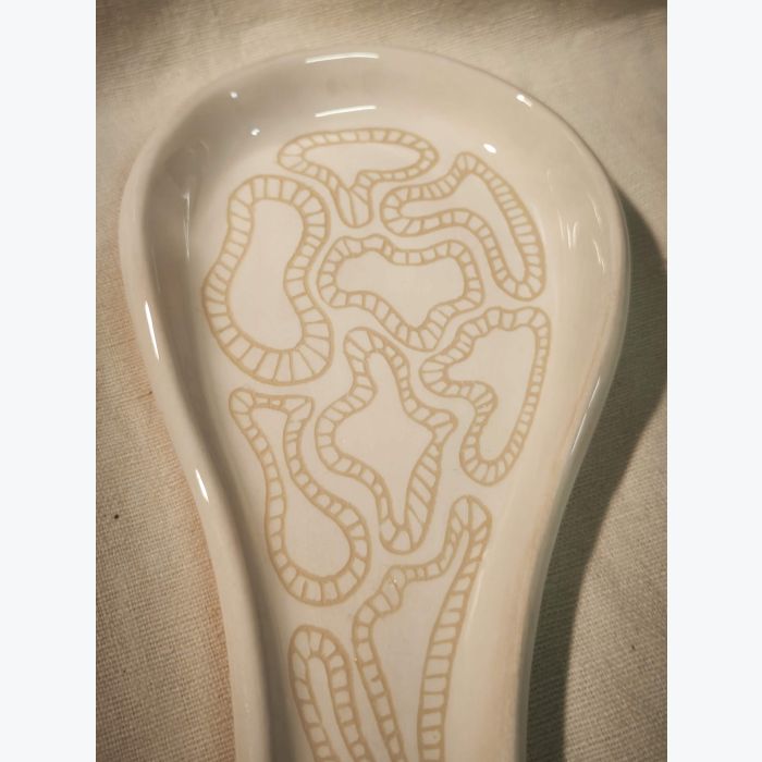 Repose cuillère déco onde tranquille