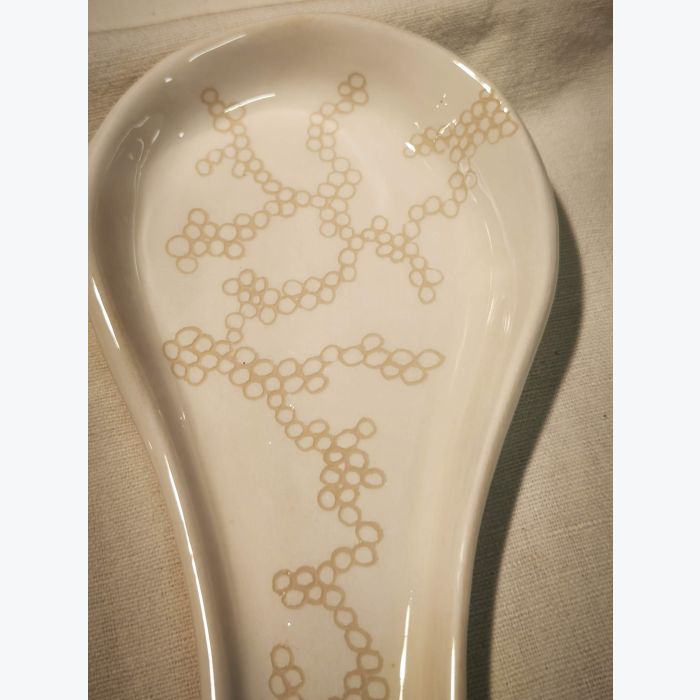 Repose cuillère déco bulles