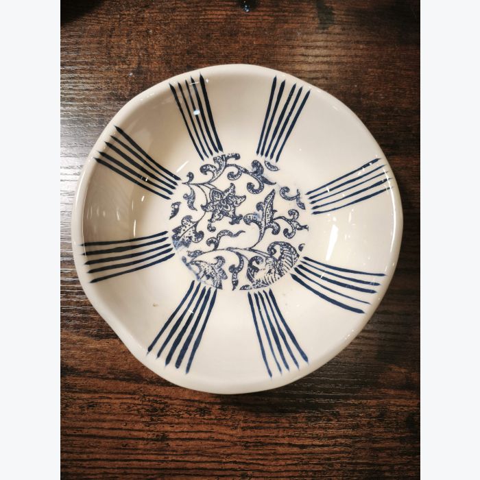 L'encre du vent, coupelle ronde bleu