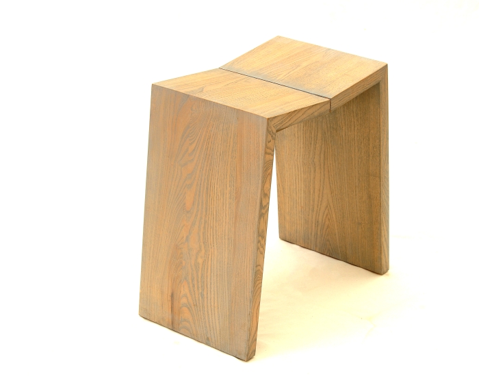 Tabouret Mezenc en bois de chêne