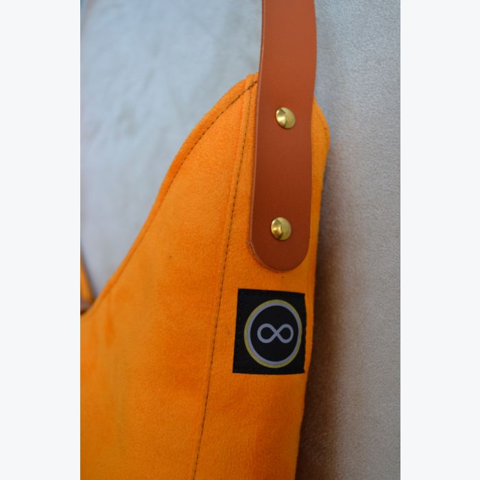 Sac Hobo - Suédine Orange