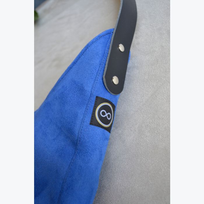 Sac Hobo - Suédine Bleu