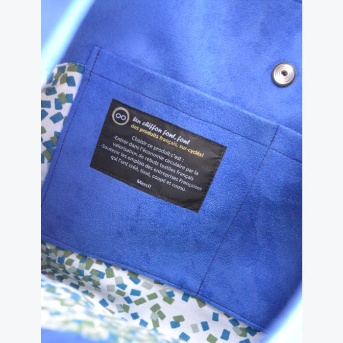 Sac Hobo - Suédine Bleu