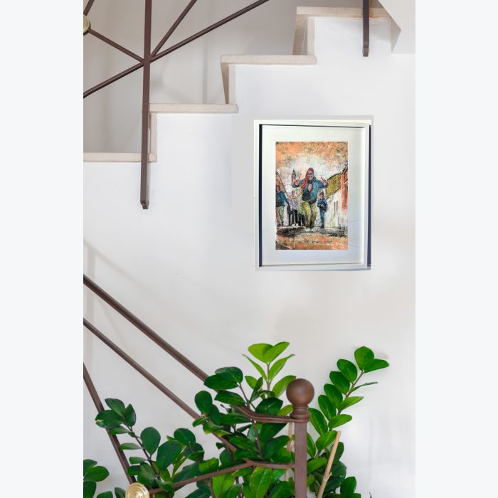 Ménilmontant, sa jeunesse : tableau où s'entrecroisent peinture et photo