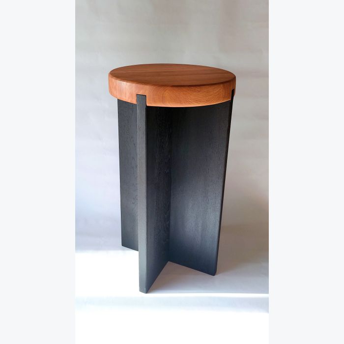 Tabouret / Guéridon / Bout de canapé - BLACK CROSS