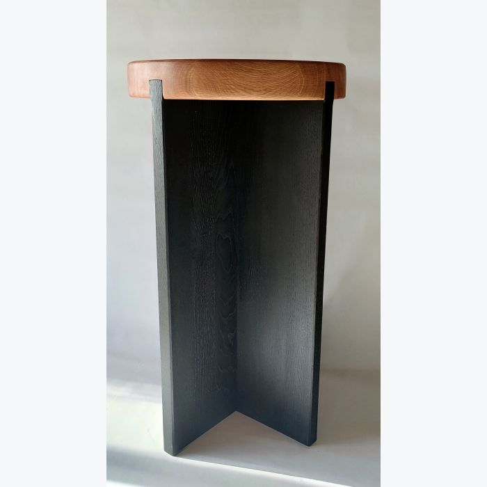 Tabouret / Guéridon / Bout de canapé - BLACK CROSS