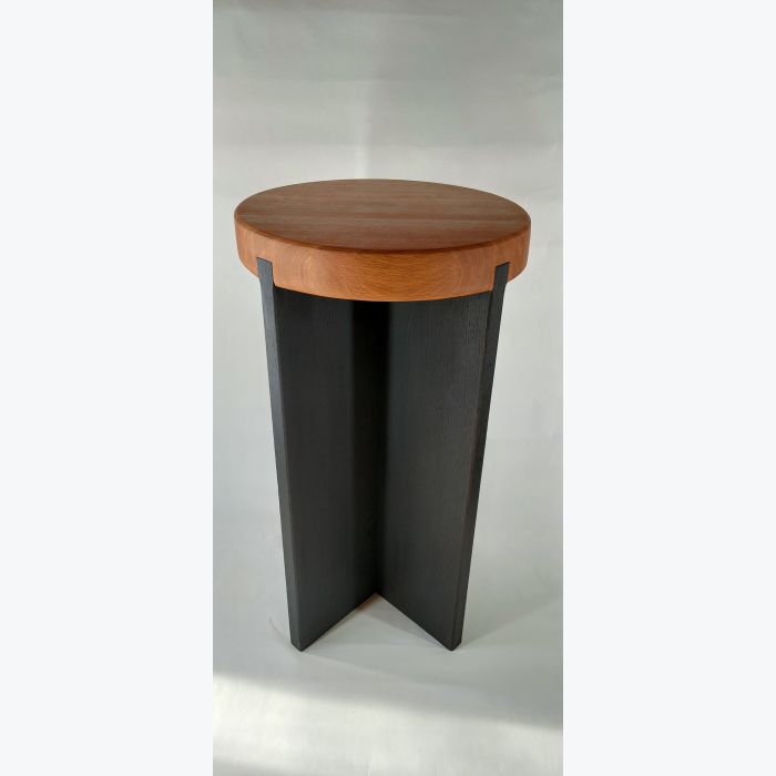 Tabouret / Guéridon / Bout de canapé - BLACK CROSS
