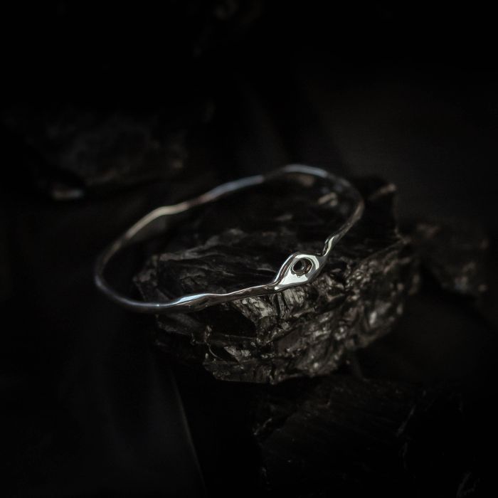 Bracelet - argent 925 - "FUMÉE"