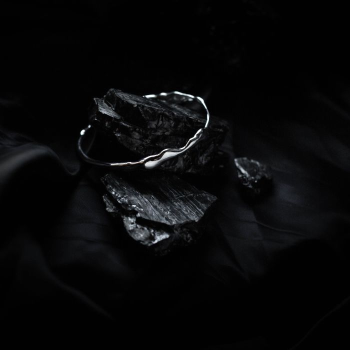 Bracelet - argent 925 - "FUMÉE"
