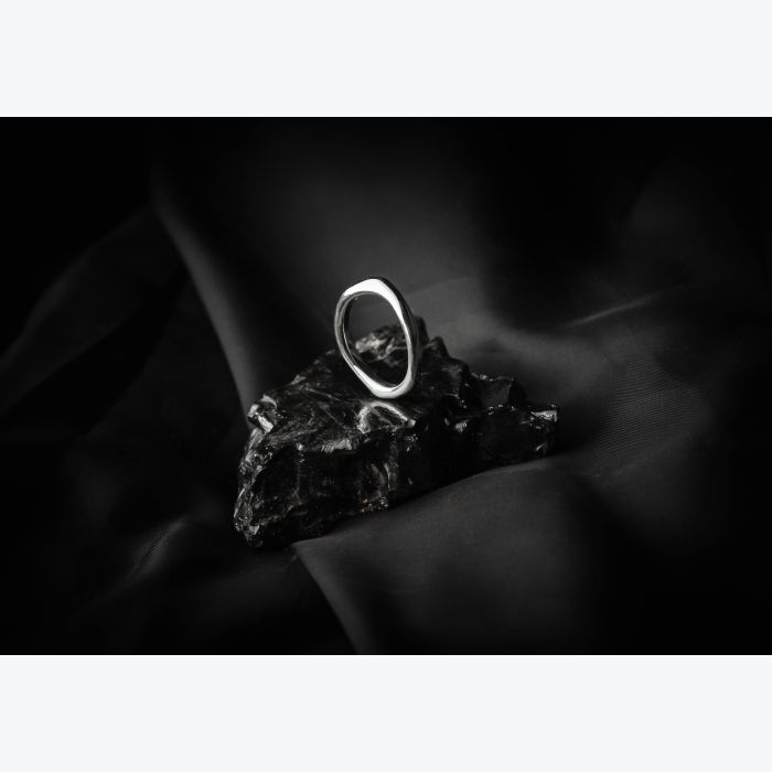 Bague - argent "Brûlure"