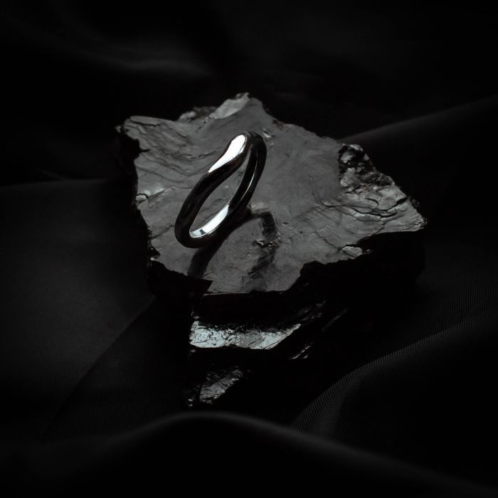 Bague - argent "Brûlure"