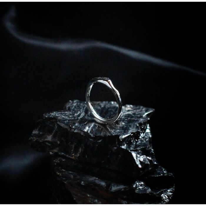 Bague - argent "Brûlure"