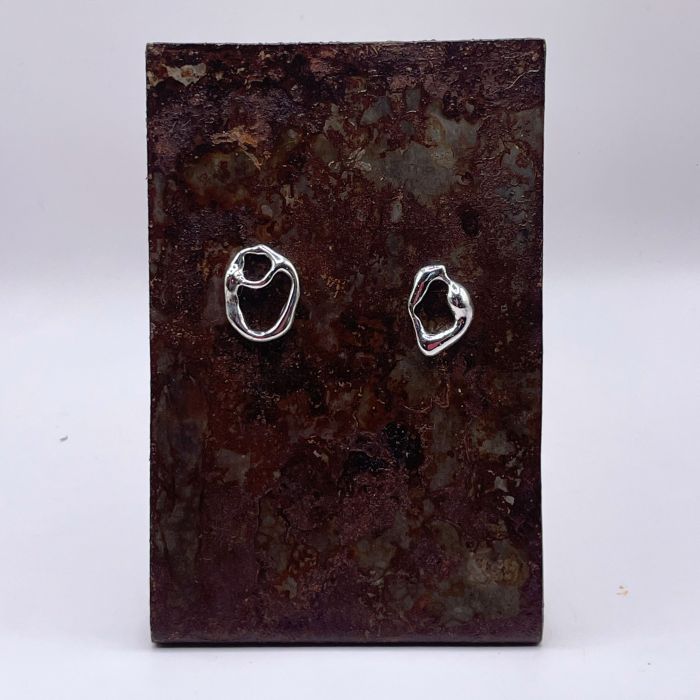 Boucle d'oreille en argent 925 - Âme