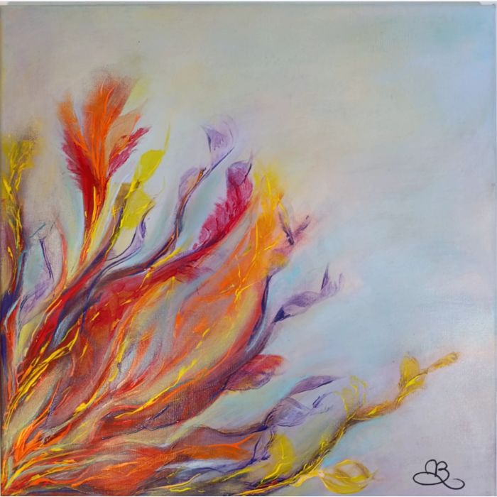 Joie - peinture acrylique