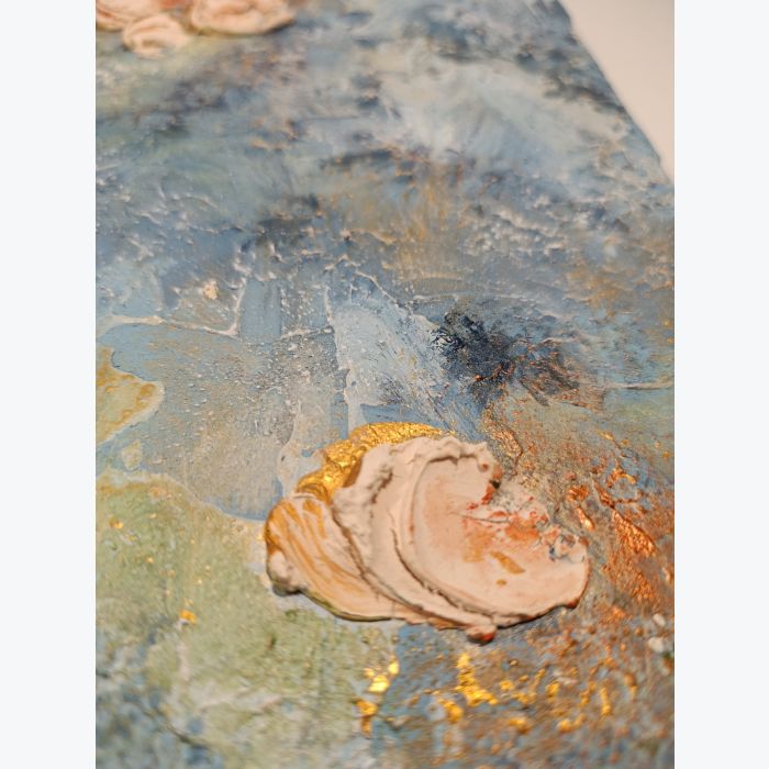 Pause - peinture acrylique avec relief