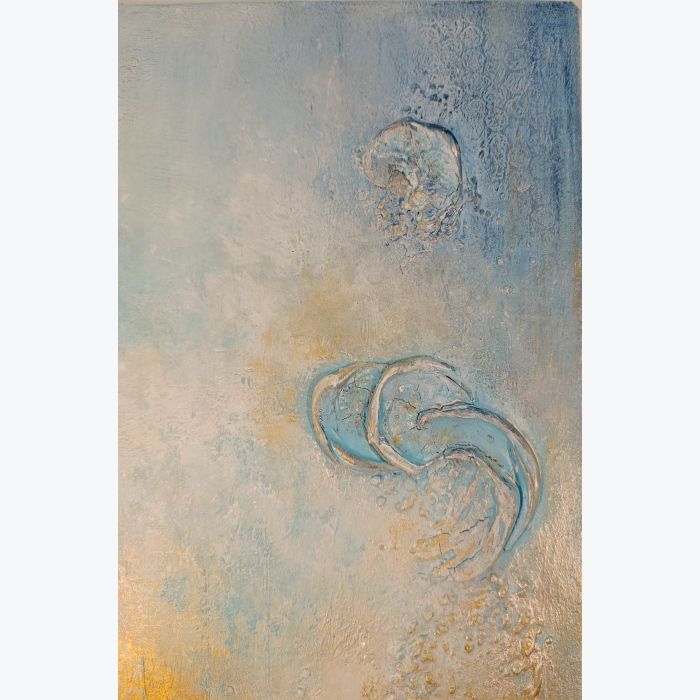 Ecrin - peinture acrylique avec relief