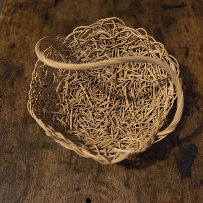 Panier en rotin-entrelacs