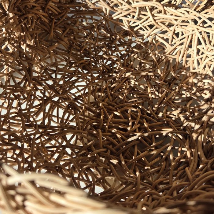 Panier en rotin-entrelacs