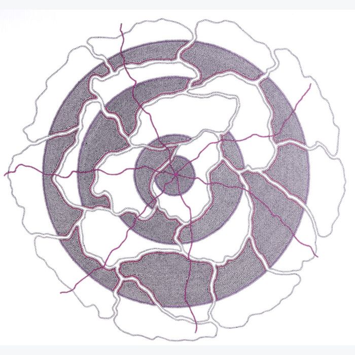 Terre, dessin au stylo