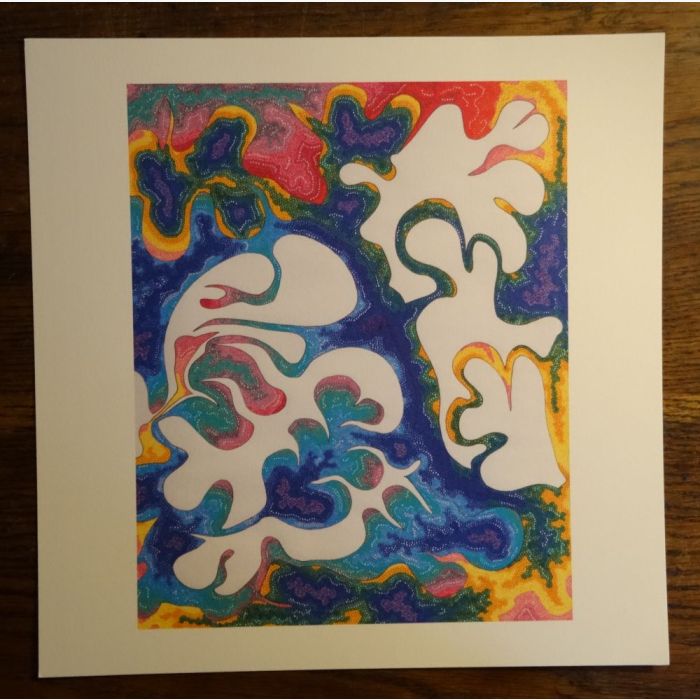 Vue d'en haut, dessin au stylo