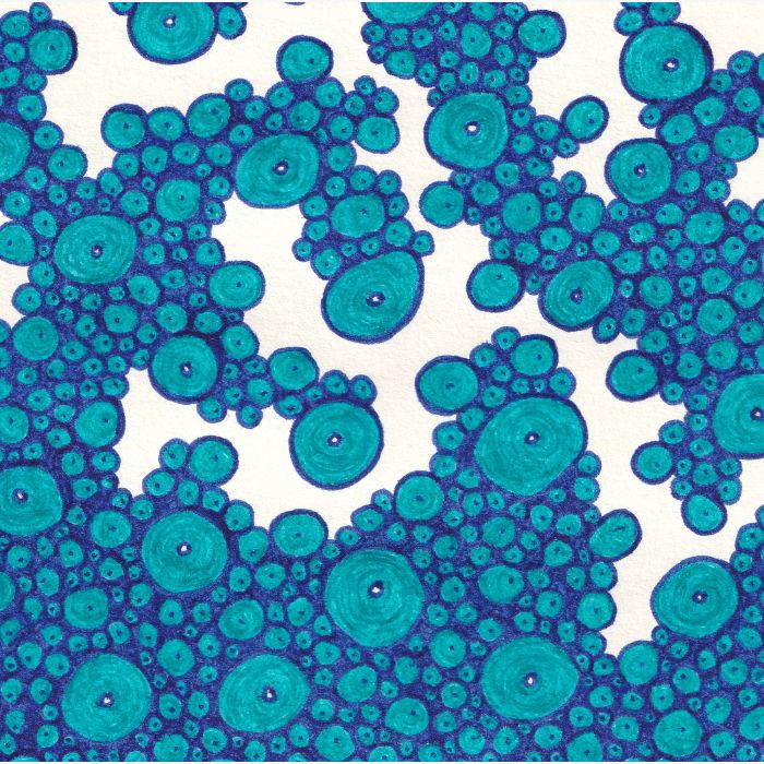 Bulles, dessin au stylo