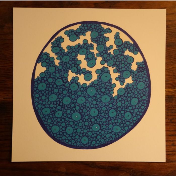 Bulles, dessin au stylo