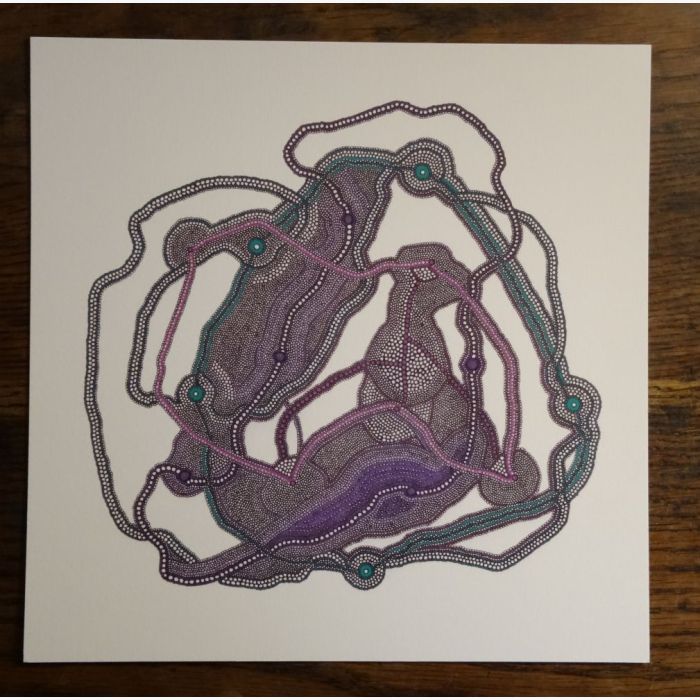 Chemins 1, dessin au stylo