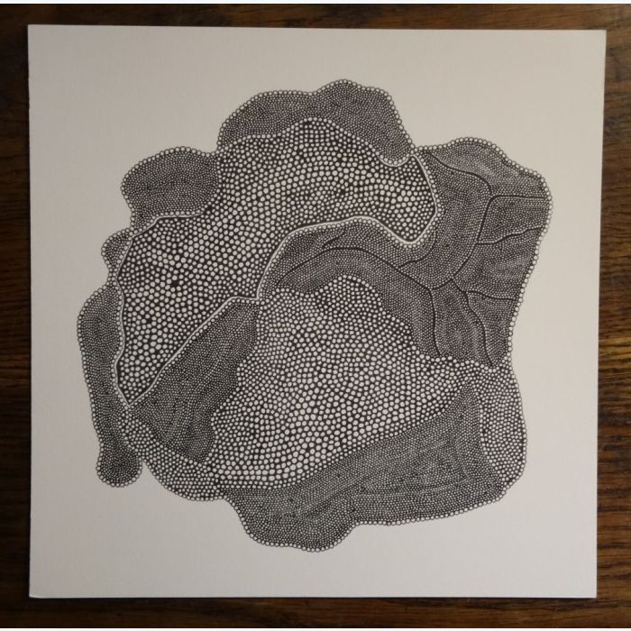 Paysage, dessin au stylo