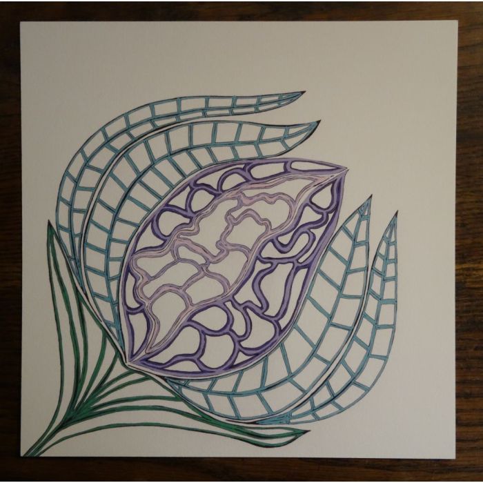 Reflets, dessin au stylo