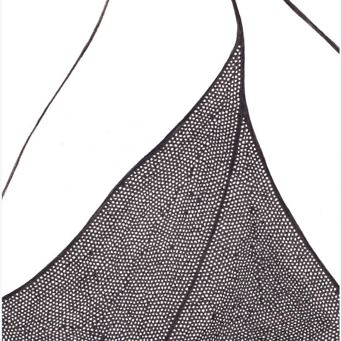 Temps-sablier, dessin au stylo