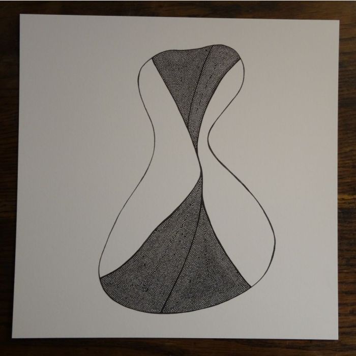 Temps-sablier, dessin au stylo