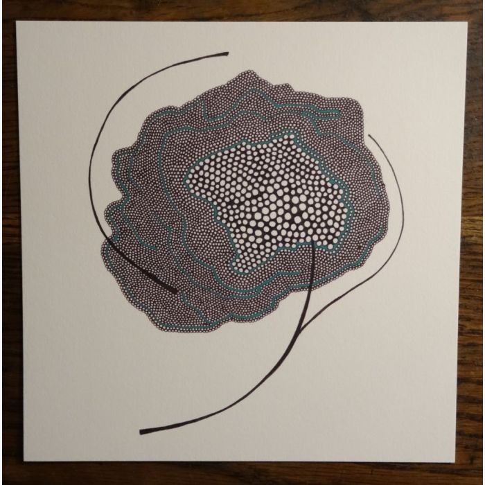 Fleur, dessin au stylo