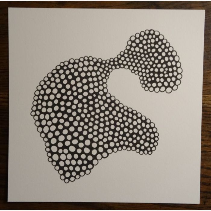 Penché, dessin au stylo