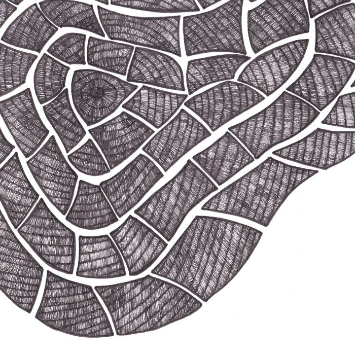 Tranche 1, dessin au stylo