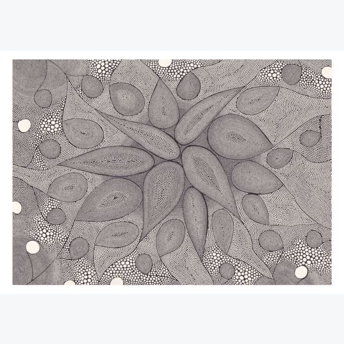 Univers 2 Noir/Blanc, dessin au stylo