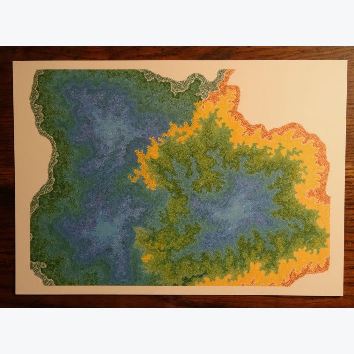 Vibration, dessin au stylo