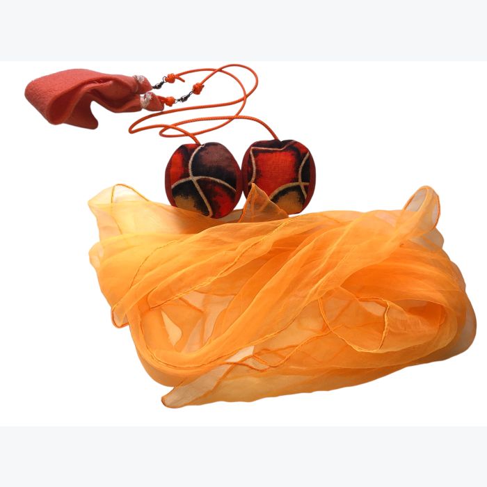 Bolas Petits Foulards Oranges, Lumière et Magie