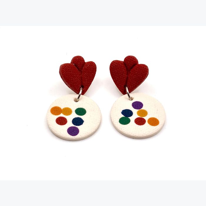 Boucles d’oreilles CÉLESTE collection CIRCUS, acier inoxydable hypoallergénique