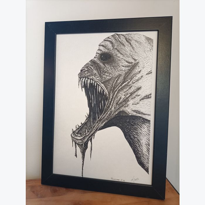 Dessin de créature dark fantasy - original