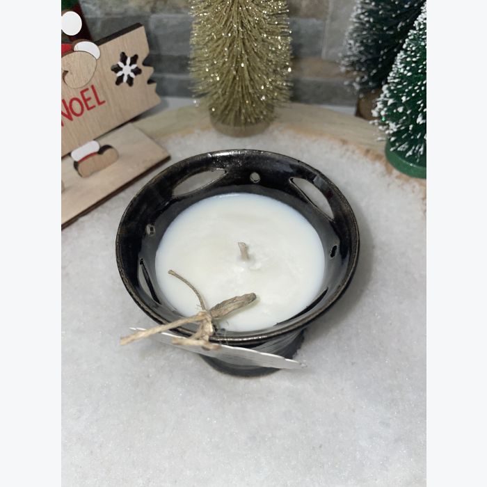 Bougie artisanale noire